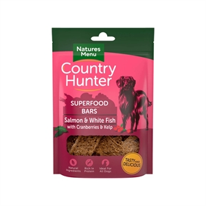 COUNTRY HUNTER SUPERFOOD BARS SALMON AND WHITE FISH