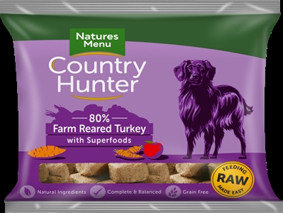 COUNTRY HUNTER RAW NUGGETS FARM REARED TURKEY